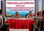 Polresta Pekanbaru Laksanakan Forum Belajar Bersama Program Beyond Trust Presisi TW III Tahun 2024