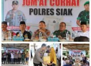 Melalui Jumat Curhat Kapolres Siak AKBP Asep Sujarwadi Mengajak Masyarakat Ciptakan Situasi Aman dan Damai Jelang Pilkada