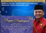 Tingkatkan Sektor Pariwisata dan Pelestarian Budaya Sultra, Andap Raih Penghargaan Apresiasi Tokoh Indonesia 2024*