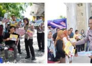 TIM COOLING SYSTEM DITLANTAS POLDA RIAU EDUKASI PENGUNJUNG & PESERTA LOMBA MURAL TERTIB BERLALU LINTAS DAN JANGAN PERCAYA HOAX