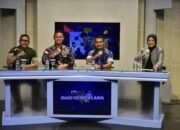 Komandan Lanud Roesmin Nurjadin, Marsma TNI Feri Yunaldi, S.E., M.Han., tampil sebagai narasumber dalam program dialog “Riau Cemerlang”