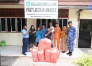 Pen Lanud Rsn. Pangkalan TNI Angkatan Udara Roesmin Nurjadin kembali menggelar aksi sosial bertajuk “Jumat Berkah