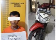 Curi Motor Di Depan Kedai Kopi, Seorang Pria Ditangkap Polisi