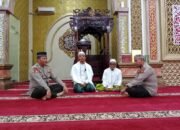Giat Sholat Shubuh Berjamaah, Kapolsek Kabun Lanjutkan Dengan Coolling System Dengan Jama’ah Masjid AL MUAWANAH