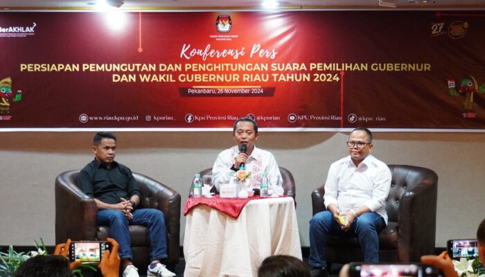 KPU Riau Pastikan Pemilihan Gubernur Dan Wakil Gubernur 2024 Berjalan Aman, Lancar Dan Damai.