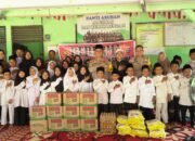 Kapolres Rohul laksanakan Giat Coolling System Serta Jum’at Berkah Bagikan Ratusan Nasi Kotak di Masjid Raya Kota Pasirpengaraian dan Panti Asuhan Al-Uswah