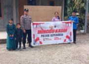 Personil Polsek Kepenuhan Minggu Kasih, Dengan Puluhan Jema’at Gereja GSJA