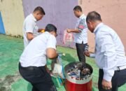 Wujudkan Zero Halinar, Lapas Pekanbaru Laksanakan Pemusnahan Barang Bukti Hasil Razia