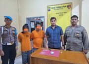 Seorang Pria Dan Wanita Ditangkap Personil Polsek Tambusai Utara Dalam Kasus Sabu Dengan Barang Bukti 16,91 Gram