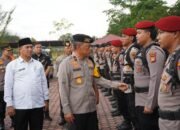 Pimpin Apel Pasukan Pengamanan Pilkada di Rohil, Wakapolda Riau Tegaskan Beberapa Hal