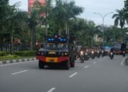 Power On Hand Kapolda Riau Melaksanakan Apel Gelar Pasukan dan Patroli Skala Besar