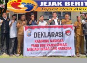 AKP Repelita Ginting Pimpin Deklarasi Kampung Bebas dari Peredaran Narkoba