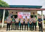 OMP-LK24, Wakapolres Rokan Hulu Lakukan Pengecekan TPS di Wilayah Polsek Kabun Dan Tandun Dalam Rangka Pilkada 2024