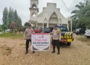 Polsek Rambah Jamin Keamanan Ibadah Minggu di Wilayah Hukum Rokan Hulu