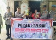Giat Jumat Berkah: Polsek Rambah Salurkan Bantuan Sosial Kepada Warga Desa Koto Tinggi