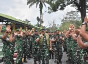 Kunjungan kerja Ke Yonif 132/BS Pangdam 1/BB Beri Pengarahan Prajurit