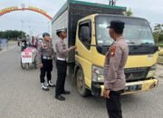 OK-LK25 – Polres Rokan Hulu Gelar Operasi Keselamatan Lancang Kuning 2025, 21 Pengendara Ditindak