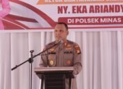 Kapolres Siak Kunjungi Polsek Minas, Tekankan Peningkatan Pelayanan dan Ketahanan Pangan