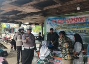 TRLK-25 – Unit Lantas Polsek Ujung Batu Berikan Himbauan Mudik Aman Dan Nyaman Di Terminal Ujung Batu.