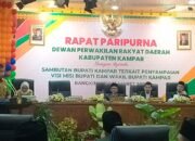 DPRD Kampar Gelar Rapat Paripurna Istimewa Dengan Agenda Penyampaian Misi dan Visi Bupati dan Wakil Bupati Kampar