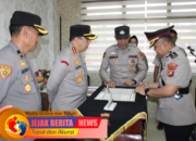 Kapolresta Pekanbaru Pimpin Sertijab Kabag Log dan Kapolsek Bina Widya