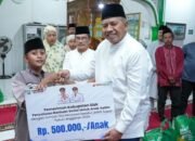 Safari Ramadan di Dusun Pusaka, Alfedri Ajak Masyarakat Berzakat