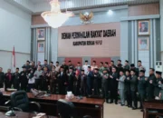 DPRD Rohul Tetapkan Anton-Syafaruddin sebagai Bupati dan Wakil Bupati Terpilih 2025-2030