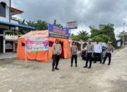 TRLK-25 – KOMPOL S Sinaga; Pimpin Pengecekan Arus Lalu Lintas Di Jembatan Sungai Rokan Ujung Batu Pasca Putusnya Jembatan Horas