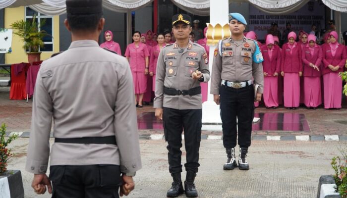 Mutasi Jajaran Polres Rohul, Kapolres AKBP Emil Eka Putra Utamakan Kondusifitas Wilayah