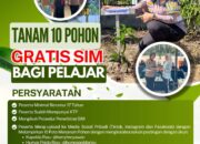 Trobosan Green Living, Satlantas Polres Kampar Berikan SIM Gratis bagi Pelajar, Cek Syarat dan Ketentuannya
