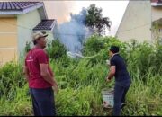 Aksi Heroik Kasatreskrim Polres Kampar: Tangkap Pelaku Karhutla dan Padamkan Api di Dekat Perumahan