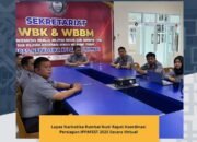 Lapas Narkotika Rumbai Ikuti Rapat Koordinasi Persiapan IPPAFEST 2025 Secara Virtual