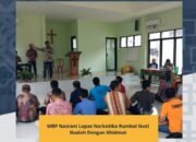 WBP Nasrani Lapas Narkotika Rumbai Ikuti Ibadah Dengan Khidmat