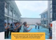 Kepala Seksi Administrasi Kamtib Lapas Narkotika Rumbai Berikan Amanat Apel Pagi Tentang Pelaksanaan 17 Agustus dan Jadwal Baru Pelayanan Kunjungan