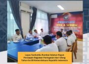 Lapas Narkotika Rumbai Adakan Rapat Persiapan Kegiatan Peringatan Hari Ulang Tahun ke-80 Kemerdekaan Republik Indonesia
