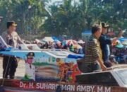 Pacu Jalur Kuantan Tengah Resmi Dibuka, Bupati Kuansing Lepas Hilir Perdana