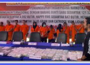 “Polda Riau Musnahkan Barang Bukti Narkotika Senilai Rp123,7 Miliar, Ratusan Ribu Jiwa Masyarakat Selamat”