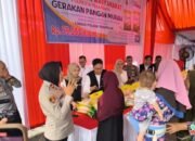 Diserbu Warga, 3 Ton Beras Ludes dalam 1 Jam di Pasar Murah Polsek Senapelan