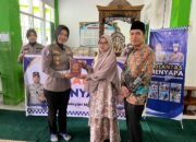 Humanis, Polantas Polres Kampar Sapa Santri Mualimin!” Beri Sosialisasi dan Doa Bersama dalam Rangka Maulid Nabi, Jalin Kedekatan dengan Generasi Muda!