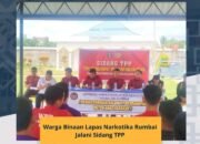 Warga Binaan Lapas Narkotika Rumbai Jalani Sidang TPP