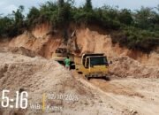 Dugaan Aktivitas Kuari Tanah Timbunan Ilegal di Langgini bangkinang