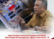 Bupati Rohul Pimpin Rapat HUT Rohul ke-26