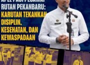 Apel Pagi Pegawai Rutan Pekanbaru: Karutan Tekankan Disiplin, Kesehatan, dan Kewaspadaan