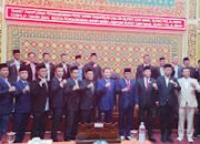 DPRD Pelalawan Paripurna Penetapan Bupati dan Wakil Bupati Terpilih Periode 2025-2030