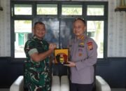 Kunjungan Dansat Brimob Riau : Pererat Sinergi dengan Batalyon Parako 462 Pasgat