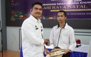 Rutan Kelas I Pekanbaru Berikan Remisi Khusus Natal 2025 kepada 77 Narapidana