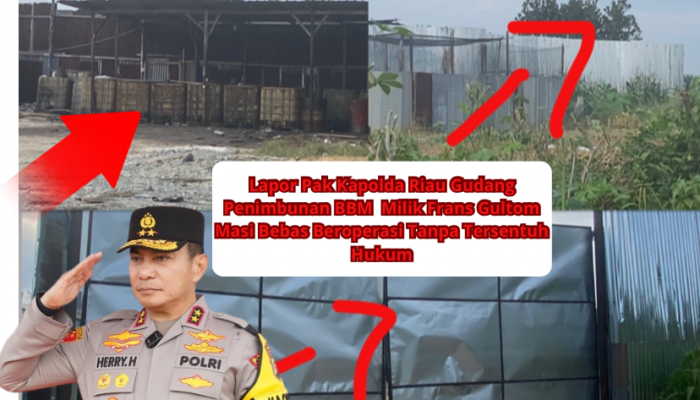 Diduga Terstruktur dan Dibekingi, Gudang BBM Subsidi Ilegal Milik Frans Gultom Bebas Beroperasi di Naga Sakti Panam