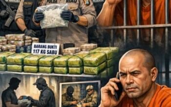 Skandal Nasional: 117 Kg Sabu Diduga Dikendalikan dari Dalam Lapas Pekanbaru