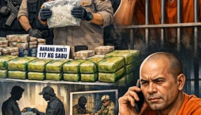 Skandal Nasional: 117 Kg Sabu Diduga Dikendalikan dari Dalam Lapas Pekanbaru