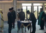 Agung Nugroho Lantik Kepala DLHK dan Bapenda Definitif